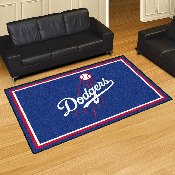 Los Angeles Dodgers 5ft. x 8 ft. Plush Area Rug, 7096