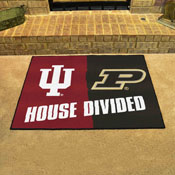 Indiana / Purdue House Divided Rug - 34 in. x 42.5 in., 7099