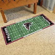 Atlanta Falcons Field Runner Mat - 30in. x 72in. - Falcon Primary Logo & Wordmark, 7342