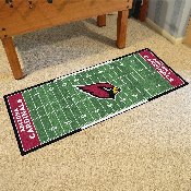 Arizona Cardinals Field Runner Mat - 30in. x 72in. - Cardinal Head Primary Logo & Wordmark, 7343