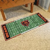 Chicago Bears Field Runner Mat - 30in. x 72in. - Bear Head Primary Logo & Wordmark, 7347