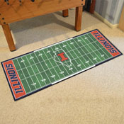 Illinois Illini Field Runner Mat - 30in. x 72in., 7541