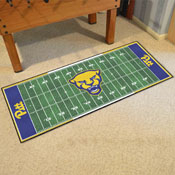 Pitt Panthers Field Runner Mat - 30in. x 72in. - Script Pitt Primary Logo & Panther Head Alternate Logo, 7559