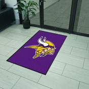 Minnesota Vikings High-Traffic Mat with Durable Rubber Backing, AGS-7768