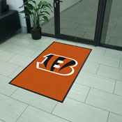 Cincinnati Bengals High-Traffic Mat with Durable Rubber Backing, AGS-7778