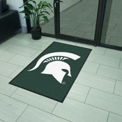 Michigan State High-Traffic Mat with Durable Rubber Backing, AGS-7801