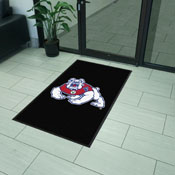 Fresno State High-Traffic Mat with Durable Rubber Backing, AGS-7815
