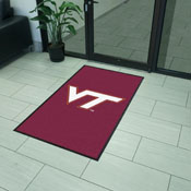 Virginia Tech High-Traffic Mat with Durable Rubber Backing, AGS-7900