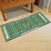 Marshall Thundering Herd Field Runner Mat - 30in. x 72in. - Bison M Marshall Primary Logo, 7943