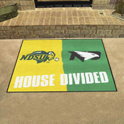 House Divided - North Dakota State / North Dakota House Divided House Divided Rug - 34 in. x 42.5 in., 8031