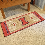 Illinois Illini Court Runner Rug - 30in. x 72in., 8172
