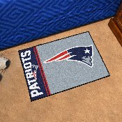 New England Patriots Starter Mat Accent Rug Uniform Style - 19in. x 30in. - Patriot Head Primary Logo & Wordmark, 8228