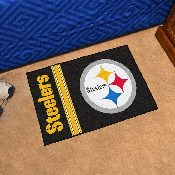 NFL - Pittsburgh Steelers Uniform Inspired Starter Rug 19"x30", 8233