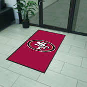 San Francisco 49ers High-Traffic Mat with Durable Rubber Backing, AGS-8415