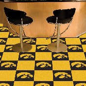 Iowa Hawkeyes Team Carpet Tiles - 45 Sq Ft., 8528