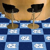 North Carolina Tar Heels Team Carpet Tiles - 45 Sq Ft., 8534