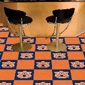 Auburn Tigers Team Carpet Tiles - 45 Sq Ft., 8536