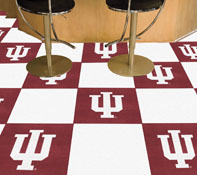 Indiana Hooisers Team Carpet Tiles - 45 Sq Ft., 8537