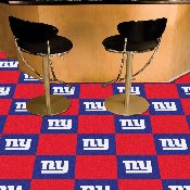 New York Giants Team Carpet Tiles - 45 Sq Ft. - NY Primary Logo, 8543