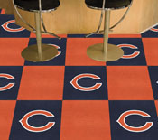 Chicago Bears Team Carpet Tiles - 45 Sq Ft. - C Logo, 8561
