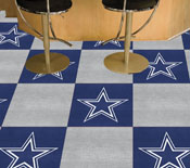 Dallas Cowboys Team Carpet Tiles - 45 Sq Ft. - Star Primary Logo, 8565