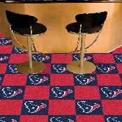 Houston Texans Team Carpet Tiles - 45 Sq Ft. - Bull Head Primary Logo, 8566