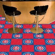 Chicago Cubs Team Carpet Tiles - 45 Sq Ft., 8578