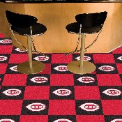 Cincinnati Reds Team Carpet Tiles - 45 Sq Ft., 8580