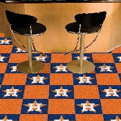 Houston Astros Team Carpet Tiles - 45 Sq Ft., 8585