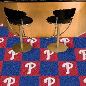 MLB - Philadelphia Phillies Carpet Tiles 18"x18" tiles, 8593