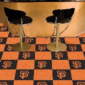 MLB - San Francisco Giants Carpet Tiles 18"x18" tiles, 8597