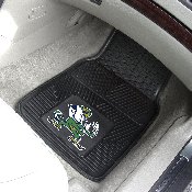 Notre Dame Fighting Irish Heavy Duty Car Mat Set - 2 Pieces, Leprechaun, 8749