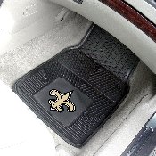 New Orleans Saints Heavy Duty Car Mat Set - 2 Pieces - Fleur-de-lis Primary Logo, 8757