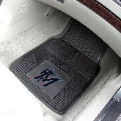 MLB - Miami Marlins Heavy Duty 2-Piece Vinyl Car Mats 17