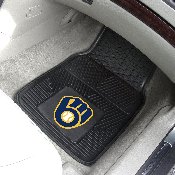 Milwaukee Brewers Heavy Duty Car Mat Set - 2 Pieces, 8842
