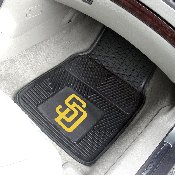 MLB - San Diego Padres Heavy Duty 2-Piece Vinyl Car Mats 17