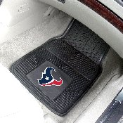 Houston Texans Heavy Duty Car Mat Set - 2 Pieces - Bull Head Primary Logo, 8993