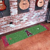 Los Angeles Angels Putting Green Mat - 1.5ft. x 6ft. - A Primary Cap Logo, 9034