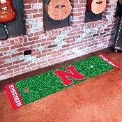 Nebraska Cornhuskers Putting Green Mat - 1.5ft. x 6ft., 9077