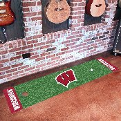 Wisconsin Badgers Putting Green Mat - 1.5ft. x 6ft., 9092