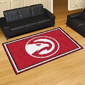 Atlanta Hawks 5ft. x 8 ft. Plush Area Rug, 9198