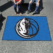 Dallas Mavericks Ulti-Mat Rug - 5ft. x 8ft. - Maverick Head Primary Logo, 9241