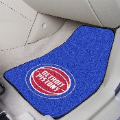 Detroit Pistons Front Carpet Car Mat Set - 2 Pieces, 9259