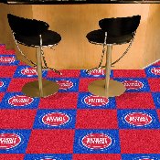 Detroit Pistons Team Carpet Tiles - 45 Sq Ft., 9262