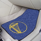 Golden State Warriors Front Carpet Car Mat Set - 2 Pieces, 9267