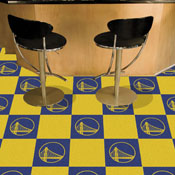 Golden State Warriors Team Carpet Tiles - 45 Sq Ft., 9270