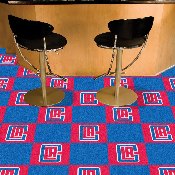Los Angeles Clippers Team Carpet Tiles - 45 Sq Ft., 9296