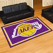 Los Angeles Lakers 5ft. x 8 ft. Plush Area Rug, 9299