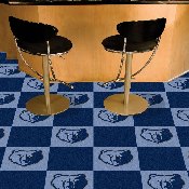 Memphis Grizzlies Team Carpet Tiles - 45 Sq Ft., 9312