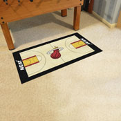 Miami Heat Large Court Runner Rug - 30in. x 54in., 9314